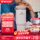 STANLEY保溫杯拎拎杯 水杯折疊吸管杯不銹鋼杯子高顏值男女學(xué)生生日禮物 【熱銷(xiāo)爆款】晶粉色- 887ml