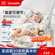 IMOMOTO嬰兒斜坡枕床中床新生兒防吐奶防嗆奶可調節喂奶神器 0-1 歲 【純棉枕套 四季通用】 貝拉果園