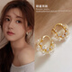 2026新款花朵珍珠耳扣甜美氣質(zhì)女生小眾設計感高級耳環(huán)耳釘耳飾品 花朵珍珠耳扣S6501