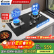 統帥（Leader）海爾燃氣灶天然氣灶【國補】家用雙灶臺嵌兩用5.2KW瞬燃點(diǎn)火一級能效多重安全保護猛火灶JZT-LQ2GD