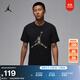耐克（NIKE）Jordan官方喬丹男子速干籃球T恤夏季新款純棉 DRI-FIT HJ2863 011黑/帆白 XL