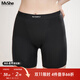 MsShe大碼女裝夏季新款無(wú)痕高腰莫代爾打底短褲字母印花短安全褲 黑色現貨 4XL
