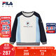 FILA斐樂(lè )兒童童裝衛衣2025年冬季男小童套頭衛衣
