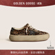 GOLDEN GOOSE【明星同款】男女鞋Space-Star 豹紋厚底臟臟鞋GGDB 女款棕色/黑色 （尺碼偏大半碼） 36 (230mm)