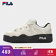 FILA 斐樂(lè )官方女鞋ROSETTA摩登板鞋春新款斑斕鞋運動(dòng)鞋休閑鞋 奶白/杏仁奶白-GA 38
