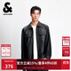 杰克·瓊斯（JACK&JONES） 男裝秋季夾克純色日常正肩多口袋翻領(lǐng)拉鏈通勤長(cháng)袖外套2253P3006