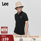 Lee標準版防曬紫外線(xiàn)刺繡logo涼感短袖男女同款情侶polo衫休閑潮