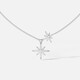 APM Monacobaby雙流星六芒星銀項鏈情侶頸鏈禮物送女友毛衣鏈