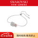 施華洛世奇（SWAROVSKI）  四葉草元素手鏈女 畢業(yè)禮物女 鍍白金色 5636590