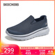 斯凱奇（Skechers）男鞋2025年新款秋季休閑健步鞋一腳蹬軟底運動(dòng)鞋布鞋217074