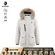 BLACKYAK2025冬新款男厚款中長(cháng)款鵝絨保暖羽絨服WYM691W 沙色 170