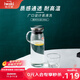 怡萬(wàn)家（iwaki）冷水壺茶具耐熱玻璃涼水壺家用大容量玻璃杯果汁壺 【304不銹鋼蓋】圓形1L
