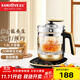 金灶（KAMJOVE）全自動(dòng)多功能可預約養生壺玻璃煮茶器 保溫燒水壺花茶壺智能恒溫壺燕窩壺HT-590 琥珀金 1.8L