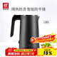 雙立人（ZWILLING）燒水壺電熱水壺電智能防干燒Enfinigy家用雙層防燙電水壺 1L 黑色