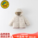 G.duck童裝嬰兒羽絨服冬季2025新款保暖輕薄款連帽女寶寶外出服兒童外套 綠色YQ2137 80 （建議寶寶8-10公斤 12-24個(gè)月）cm