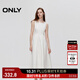 ONLY秋季肌理感收腰顯瘦無(wú)袖長(cháng)裙牛仔連衣裙女|124342013 J2Z 白色牛仔提花印花 S (160) 80A