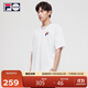 FILA FUSION斐樂(lè )官方潮牌情侶短袖T恤夏季多彩寬松上衣男女運動(dòng)短袖