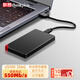 ThinkPlus聯(lián)想 256G移動(dòng)固態(tài)硬盤(pán) USB3.1高速PSSD移動(dòng)硬盤(pán)小巧便攜讀取550MB/S US100黑色