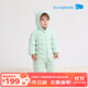 麗嬰房（Les enphants）【商場(chǎng)同款】嬰兒羽絨服哈衣厚款外出連體衣寶寶保暖羽絨服連身衣 鼠尾草綠 90cm 2歲