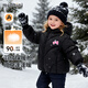 MQDMINI[后背小翅膀]女童羽絨服冬裝中小童連帽保暖外套女孩時(shí)尚上衣