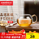 金灶（KAMJOVE）玻璃公道杯帶茶漏過(guò)濾網(wǎng)套裝 茶具配件茶海分茶器加厚功夫茶杯 玻璃公道杯【200mL】