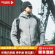 龍牙戰獵Polartec保暖戰術(shù)抓絨衣加強版戶(hù)外外套男士休閑上衣 狼煙色 180/100A（160-180斤）