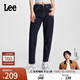 Lee413標準高腰小直腳深藍色女牛仔褲休閑潮LWB1004133QJ 深藍色 26