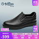金利來(lái)男鞋商務(wù)皮鞋輕盈便捷線(xiàn)下同款鹿皮樂(lè )福鞋G202230314AAA黑色39