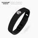 power ionics 運動(dòng)炫彩手環(huán)防水負離子學(xué)生情侶手鏈手鐲男女禮物轉運珠配飾 黑面黑底