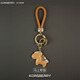 KORSBERRY鑰匙扣編織鑲鉆鑰匙掛件精致女情侶包包掛飾 咖繩+馬上有錢(qián)【咖】