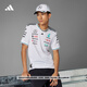 adidas梅賽德斯AMG馬石油F1車(chē)隊短袖T恤男裝夏季阿迪達斯JX5795 白/黑色   3XL