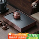 尚言坊烏檀實(shí)木簡(jiǎn)易茶盤(pán)茶托盤(pán)儲水式家用電木高端功夫茶具小型干泡茶臺