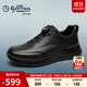 金利來(lái)（Goldlion）男鞋25新款休閑皮鞋時(shí)尚耐穿經(jīng)典百搭休閑鞋G596510408AAE黑色41