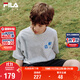 FILA【蘋(píng)果T】斐樂(lè )童裝兒童短袖T恤2025年夏季男童女童速干衣