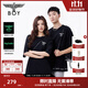 BOY LONDON【夜光logo】春夏情侶款字母印花潮牌休閑短袖T恤N01908 黑色 L （碼數偏大，建議選小1碼）