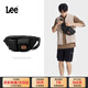 LEE潮牌運動(dòng)男士斜挎包2025新款單肩包男胸包大容量挎包通勤腰包簡(jiǎn)約 黑色