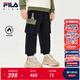 FILA X 彼得兔聯(lián)名兒童童裝長(cháng)褲2025年冬季新款男童小童加絨褲子 傳奇藍-NV 110