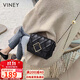 viney包包女包牛皮洋氣斜挎包品牌單肩鏈條包生日禮物高級感送女友老婆