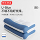 京東京造 U-Blue優(yōu)藍枕 枕頭護頸枕芯深度睡眠頸椎枕 A類(lèi) 一對裝