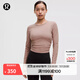 lululemon丨All It Takes 女士運動(dòng)長(cháng)袖T恤*羅紋 Nulu? LW3GK5S 暮光玫瑰棕 XS /4