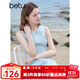 百圖betu女裝2025夏新款連衣裙海風(fēng)絮語(yǔ)夏日多巴胺海鹽藍裙子2505T65 藍色 M