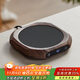 憶壺茶恒溫加熱杯墊熱牛奶神器家用保溫暖水杯子底座可調溫75度暖杯墊 【三檔調節 75度加熱】木紋款