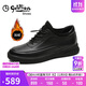 金利來(lái)（goldlion）男鞋都市休閑鞋舒適時(shí)尚保暖加絨保暖棉鞋50604048601A-黑色-42碼