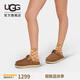 UGG春季男女同款舒適魔術(shù)貼一腳蹬單鞋包頭涼鞋 1138252CHE|栗色 37