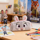 迪士尼（Disney）筆袋初高中生毛絨文具袋文具盒女孩大容量高顏值筆袋小學(xué)生筆盒學(xué)生文具 瘋狂動(dòng)物城周邊 朱迪警官