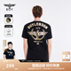 BOY LONDON【榮耀使者】短袖男女春夏燙金麥穗老鷹黑色T恤N01906 黑色 M