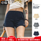 馬登女裝 美式休閑短褲運動(dòng)修身超短褲透氣夏秋季提臀辣妹熱褲潮 寶藍 馬登工裝 L