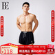 范德安（BALNEAIRE）【巔峰系列】時(shí)尚男士防曬海邊溫泉泳褲水陸兩穿小黑褲 50342 XXL