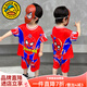 G.duck聯(lián)名奧特曼衣服男童套裝夏季薄款兒童運動(dòng)服帥氣小男孩短袖短褲潮 紅色蜘蛛俠送面具 110 （建議身高100cm 4-5歲）cm