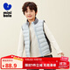 迷你巴拉【三防】男女童防風(fēng)保暖連帽羽絨服寶寶立領(lǐng)羽絨馬甲